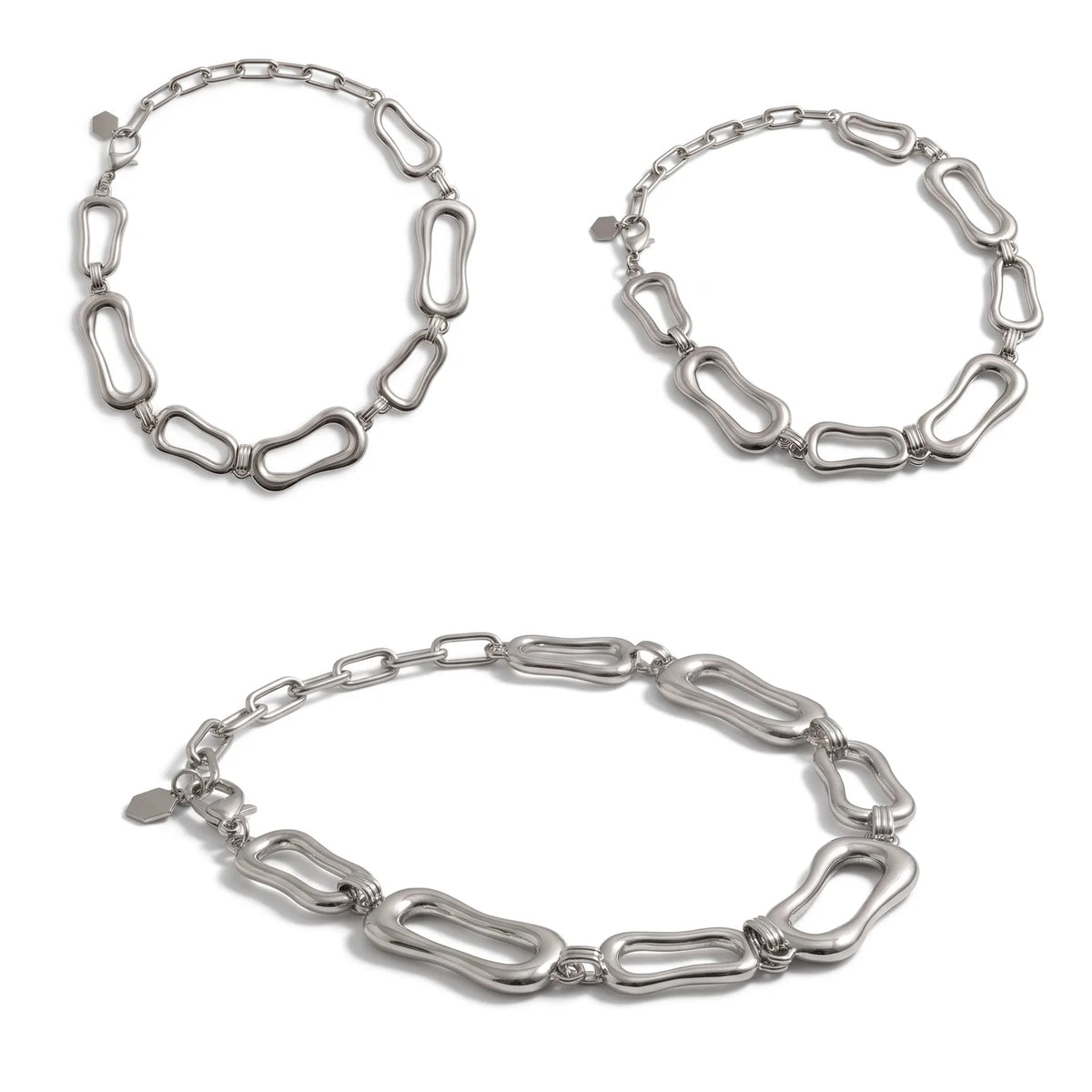 Silver Link Necklace