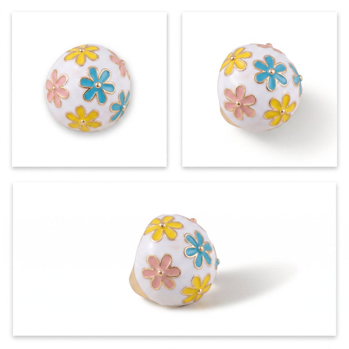 Colorful Flower Ring