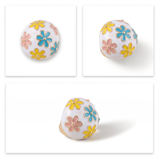 Colorful Flower Ring