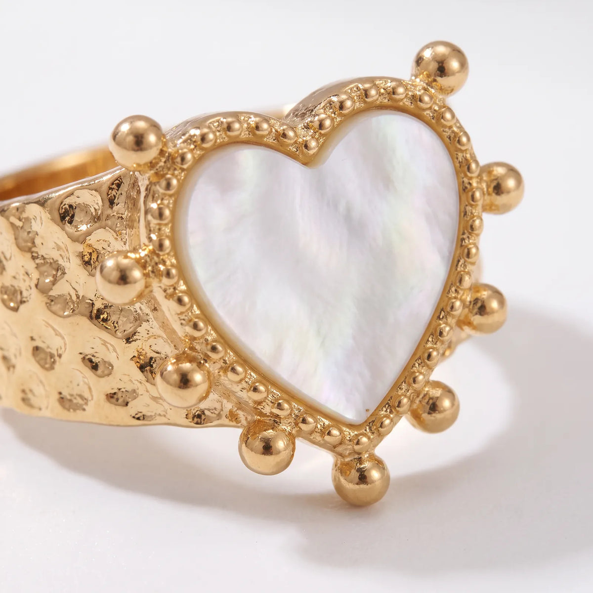 Pearl Heart Ring