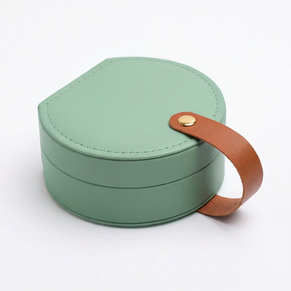 Sage Travel Jewelry Box in sage green