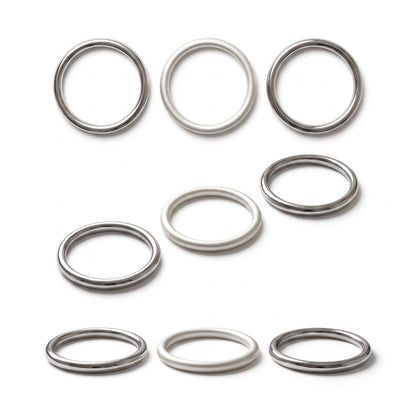 Silver Trio Bangle Set