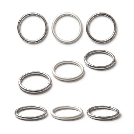 Silver Trio Bangle Set