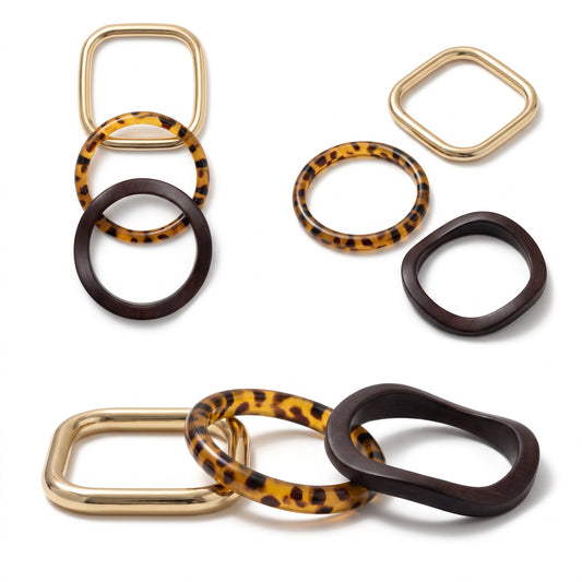 Tortoiseshell Trio Bangle Set