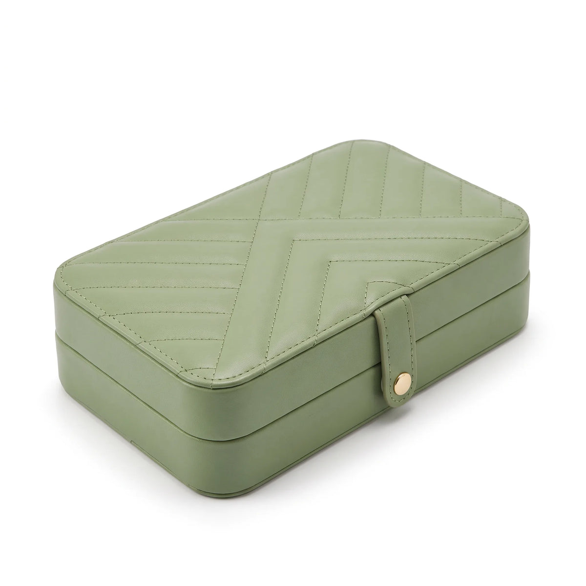 Travel Jewelry Box in sage green